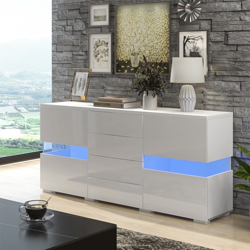 Led sideboard high gloss - sideboard,,