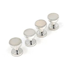 Set Of 4 Dress Shirt Studs 925
