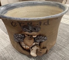 Vintage Folk Art Face Pottery