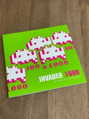 Invader 1000 book - invader, galerie