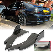Rear Spats Bumper Lip Diffuser Splitter Spoiler Glossy Black For Ford Mondeo MK4