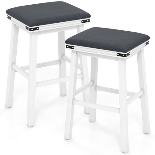 76cm upholstered bar stool set - stool,