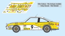 Decals Opel Manta 400 Rally Catalunya 1984 Rallye Catalunya slot decals Sainz
