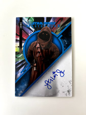 2022 Topps Star Wars Masterwork Leilani Shiu AUTO signed Jawa Blue 33/99