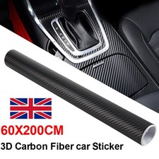 Black 3D Carbon Fibre Vinyl