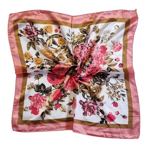 New elegant silk - satin, square
