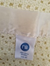 Mothercare yellow Vintage Pram Blanket 2508489 Acrylic Cellular 100x150cm GB