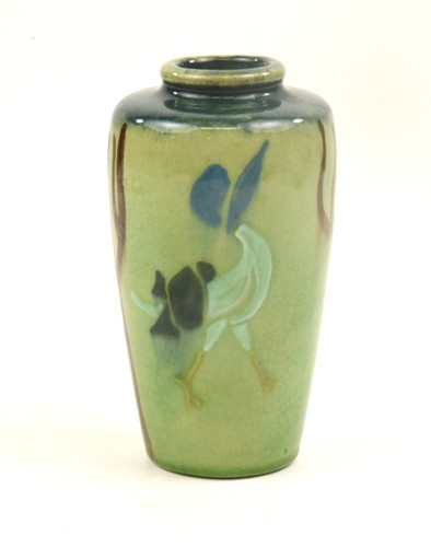 Weller pottery jap birdimal - pottery,