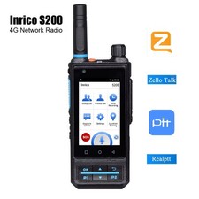 Inrico 4G Network Radio S200 Android 10 LTE/WCDMA/GSM POC Radio Real-ptt Zello