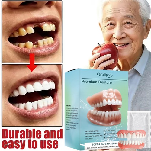 Full denture set soft - full, safe
