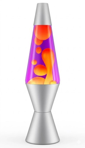 Lava lamp 2125 yellow - lamp, wax