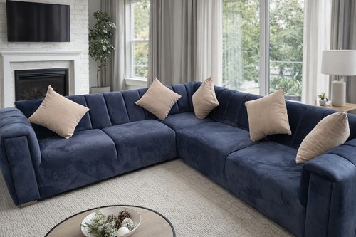 Modern living lilly blue - modern,