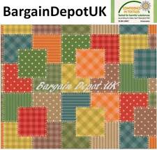 Traditional Patchwork PVC Wipe Clean Vinyl Tablecloth ALL SIZES - Code: F712-2