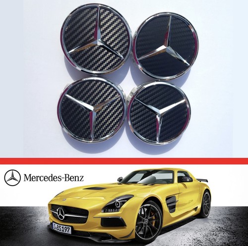 Mercedes black carbon wheel - carbon,