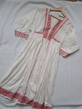 Max Mara Weekend Summer Long Dress Linen Cotton Size M