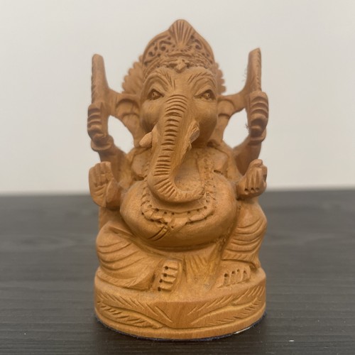 Hand carved wooden hindu - carved,