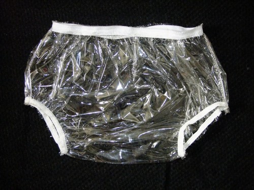 Clear pvc briefs shiny see - shiny,