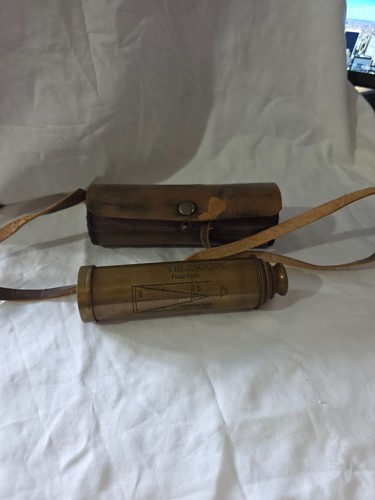 Retro brass spyglass - retro,