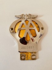 Vintage Car Badge | AA Car