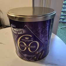 Cadbury's 60th Anniversary Diamond Jubilee Fingers Biscuit Tin | Limited Edition