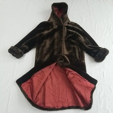 Luxurious Faux Fur Coat brown