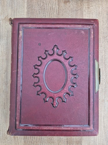 Antique victorian photo album - victorian,