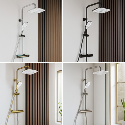 Thermostatic drench shower bar - thermostatic,