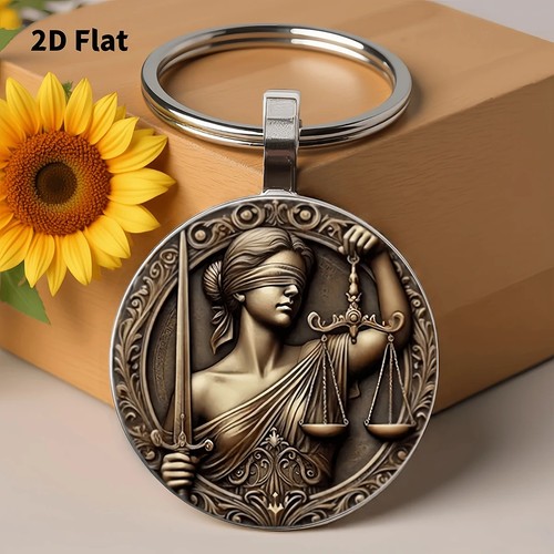 Justice keychain lady - keychain,