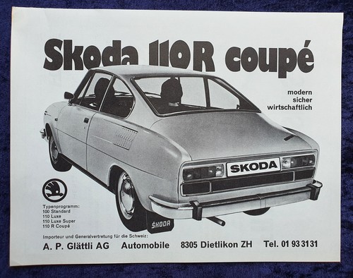 Skoda 110 coupe original - skoda,