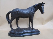 A NICE SOLID BRONZE STUDY OF A