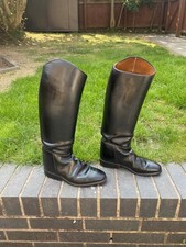 Petrie long leather riding boots, 6.5 lovely well made boots, quality