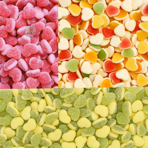 Sweetzone strawberry hearts - strawberry,