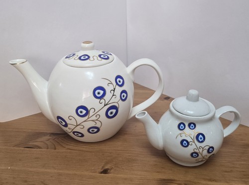Set white ceramic tea - set,
