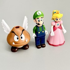 Nintendo Super Mario Bros Kart K'Nex Mini Action Figures Bundle Vintage Toy Set