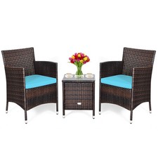 Outdoor 3 PCS Rattan Wicker
