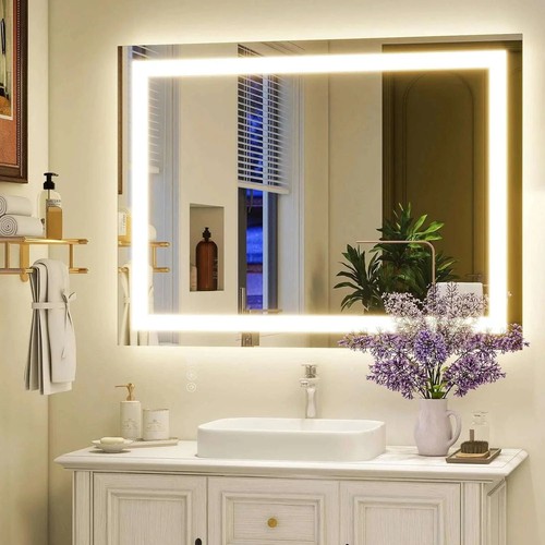 Rectangle led bathroom mirror - rectangle,