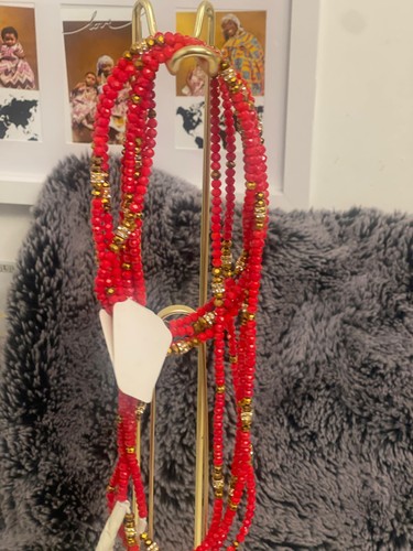 African waist beads handmade - african,