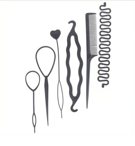 6pcs hair styling braiding - 6pcs,