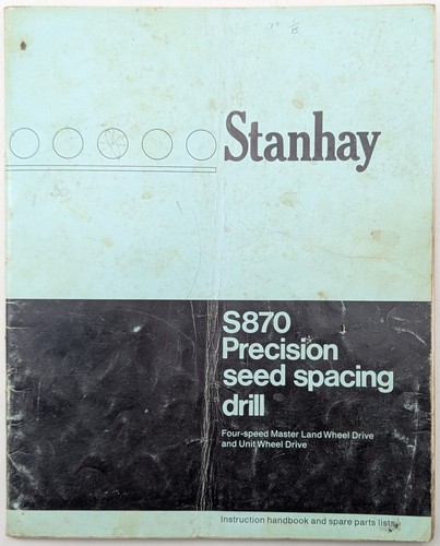 Stanhay operators manual for - operators,