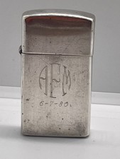 ZIPPO Sterling silver C1979 . Working