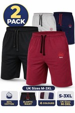 Mens Jersey Shorts 2 Pack
