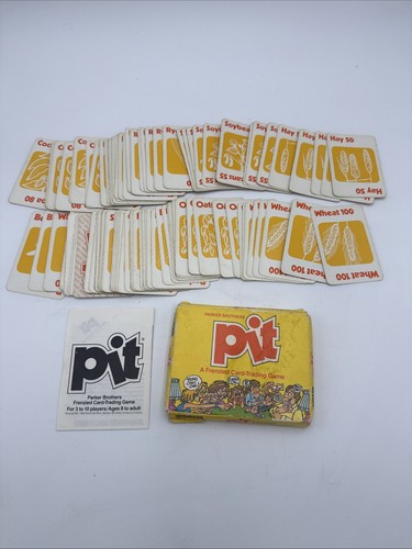 Pit vintage trading card - trading, game