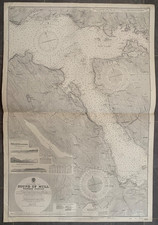1909 (1943) Antique Map; Admiralty Chart 3718,  Sound of Mull - Western Portion