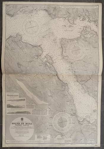 1909 antique map - 1909,
