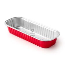 100 PCS with Lids 180ml Aluminium Loaf Tins Cookie Dough Oven Safe Desserts