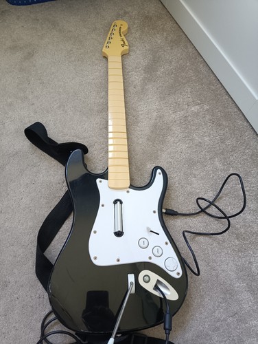 Rockband guitar hero fender - guitar,