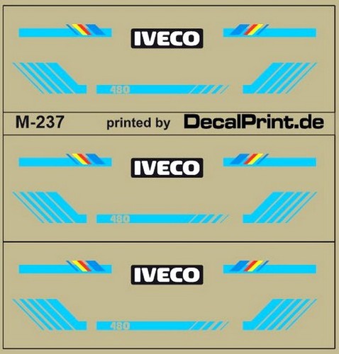 Decals set iveco turbostar - 1,