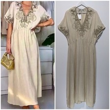 Zara New Embroidered Oversize