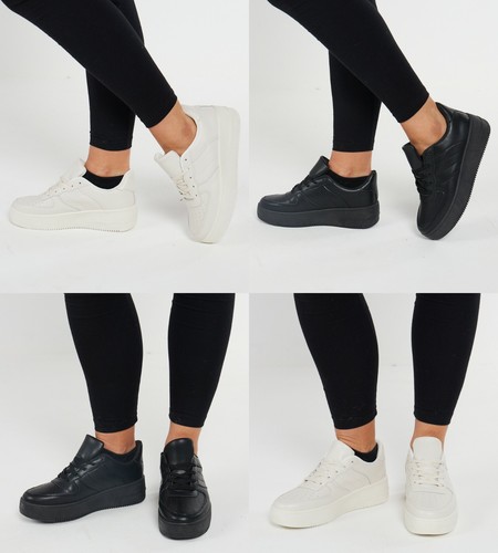 Womens wedge trainers top - trainers,