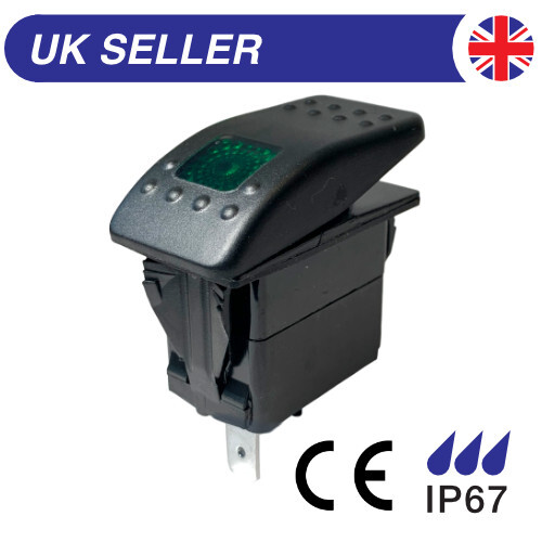 Green illuminated marine - green,